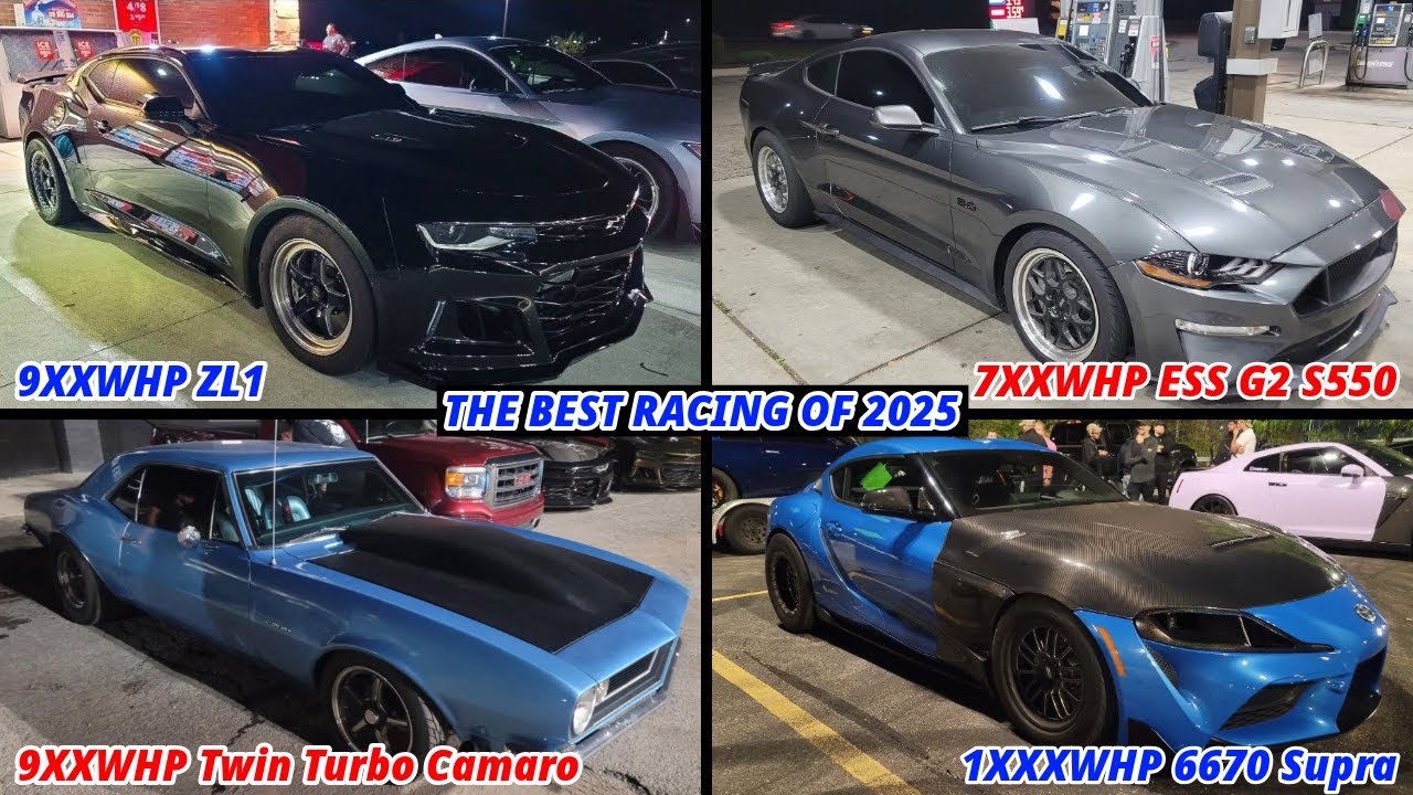 THE BEST RACING OF 2025 (Twin Turbo S550, ESS G2 S550, GTR, 6670 Supra, ZL1, Hellcat, ZR1, and More)