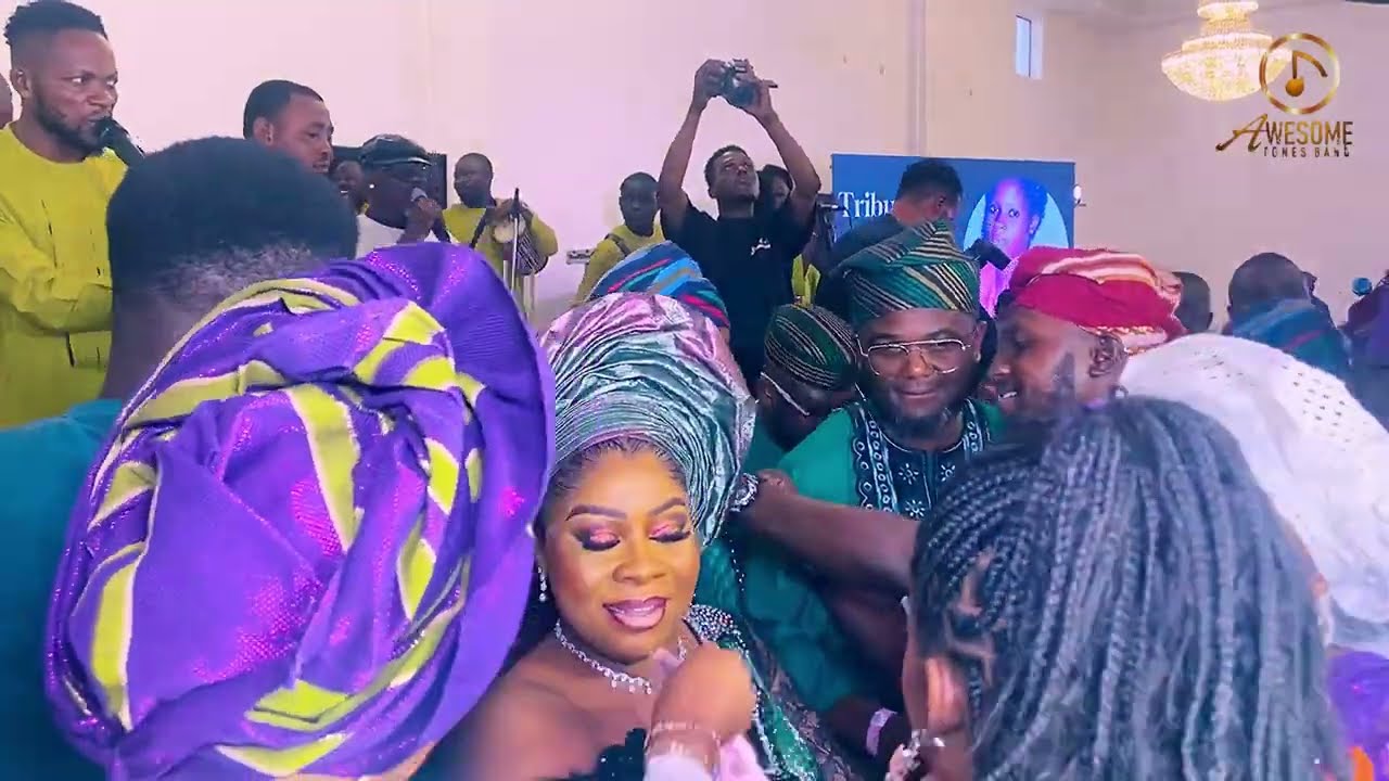 MIND BLOWING LIVEBAND PERFORMANCE AT FINAL BURIAL RECEPTION WITH AWESOME TONES BAND 🔥🔥🔥