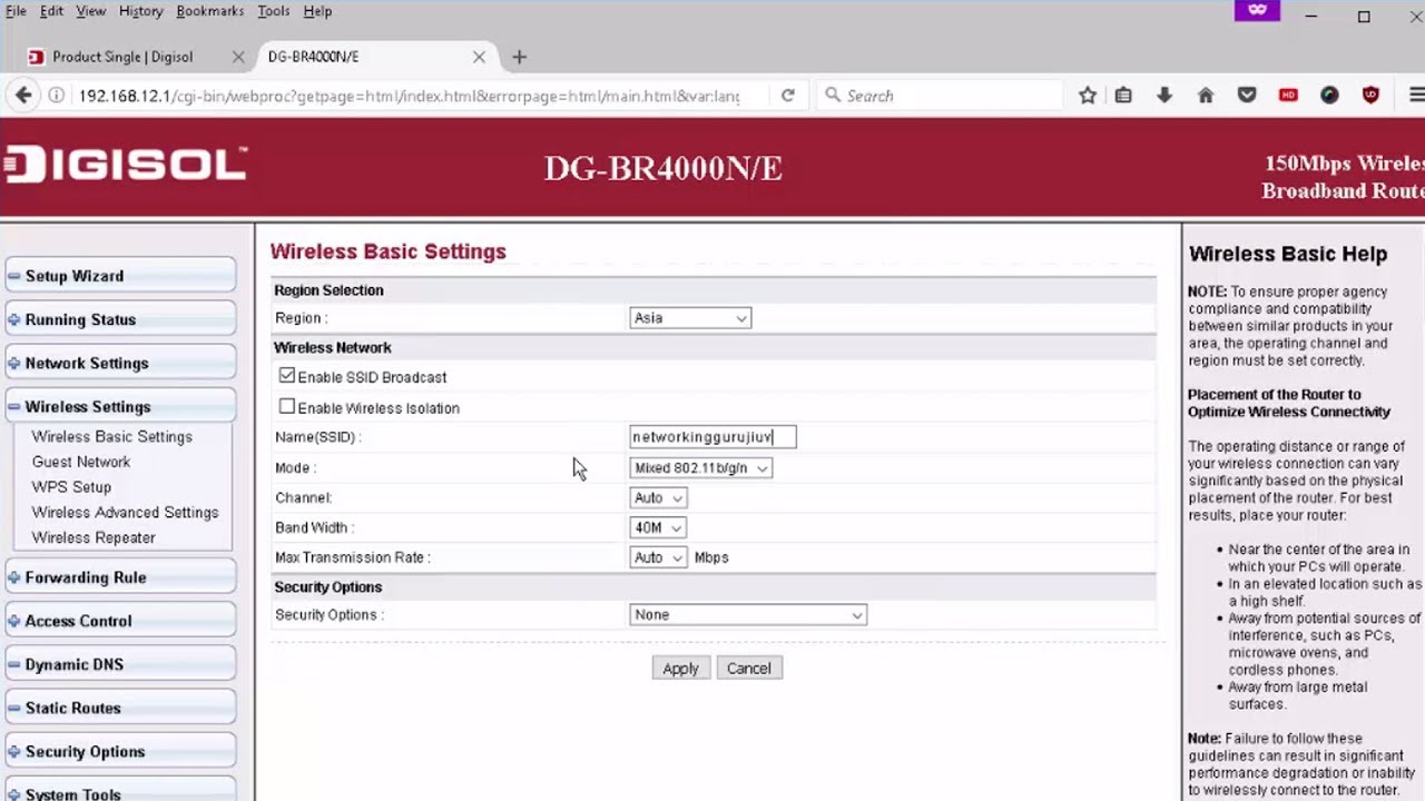 HOW TO SETUP DIGISOL WIFI ROUTER