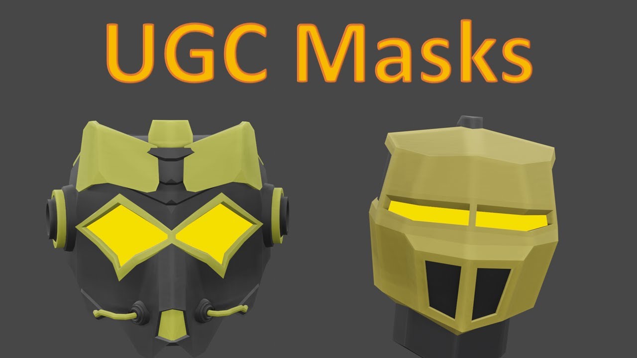 Как сделать маски Roblox UGC в Blender