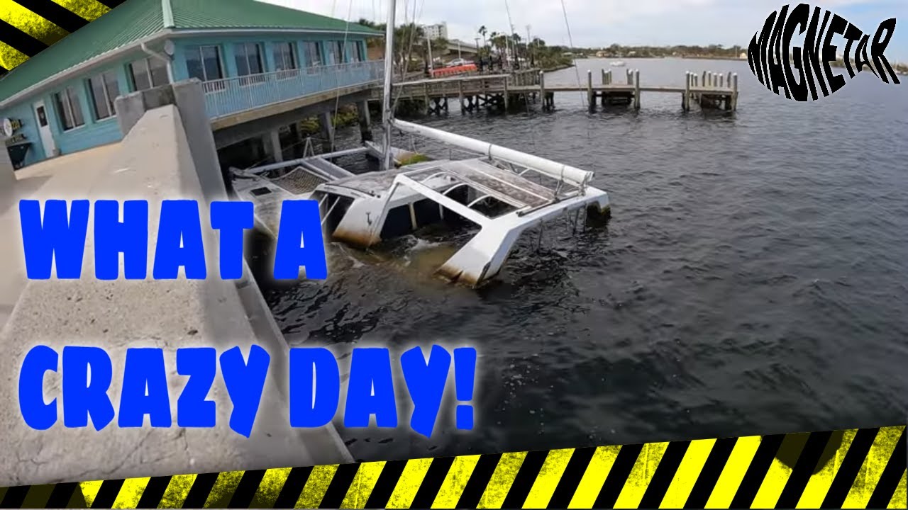 Sunken boat treasures and tools found magnet fishing!! #magnetjunkie #magnetfishing #fishing