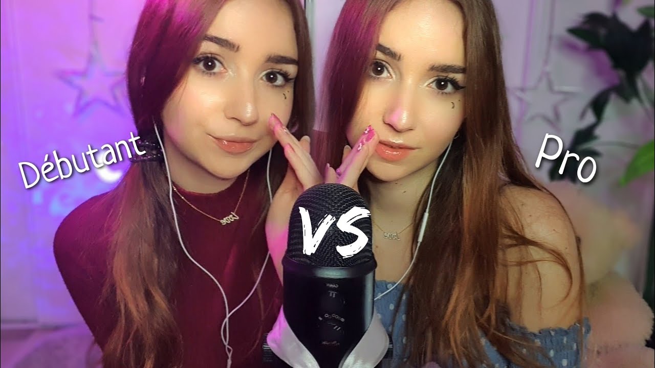ASMR INAUDIBLE : débutant VS pro 👄