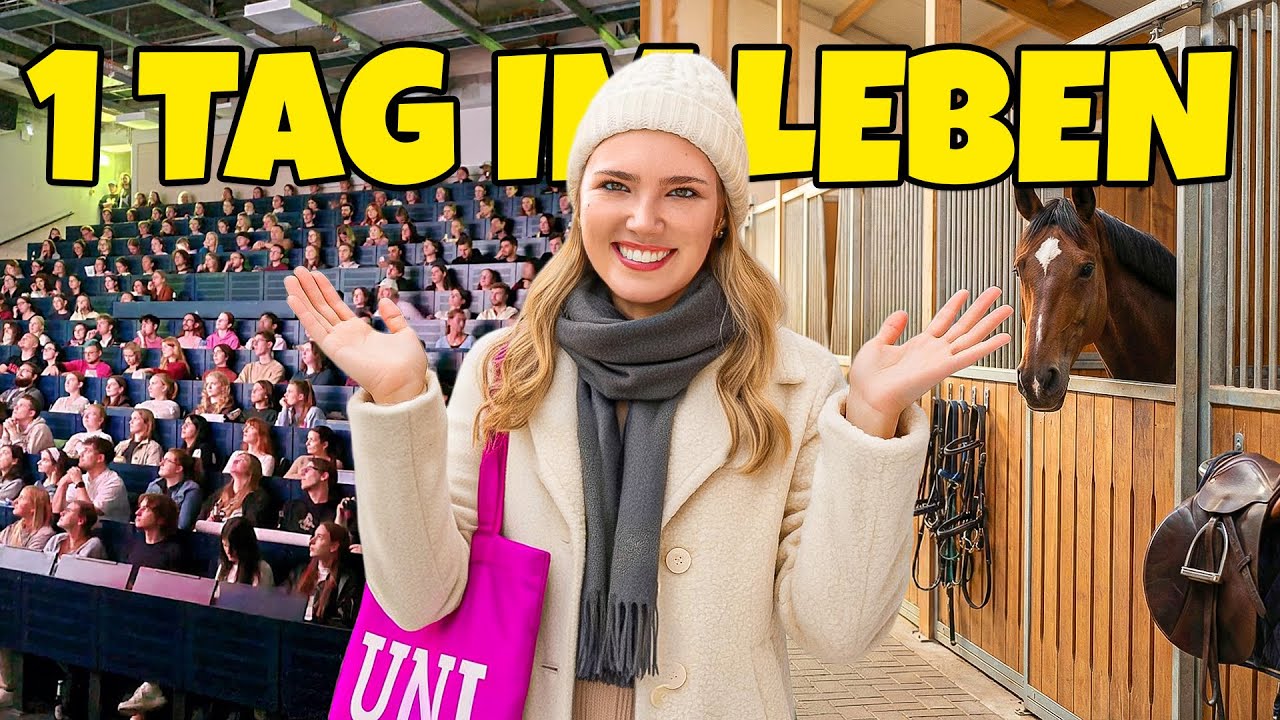 1 TAG in meinem NEUEN LEBEN! PFERD und UNI