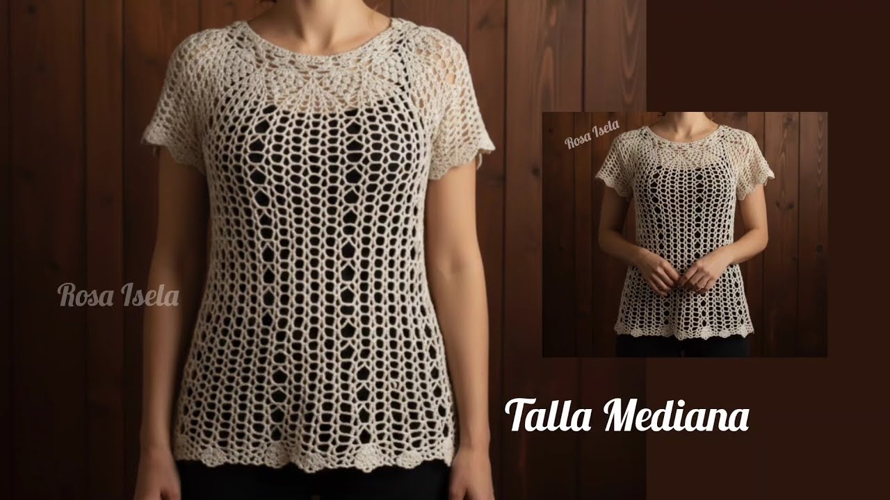 Blusa January 2026 #crochet #seguidores #tejedoras 