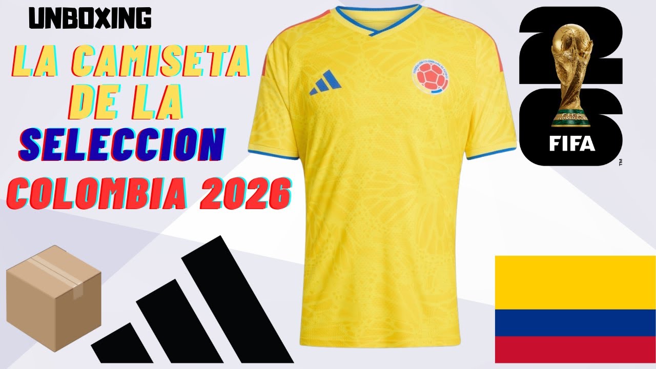 Unboxing la camiseta de la seleccion Colombia 2026 #colombia #weare26 #mundial2026 #fifa #adidas