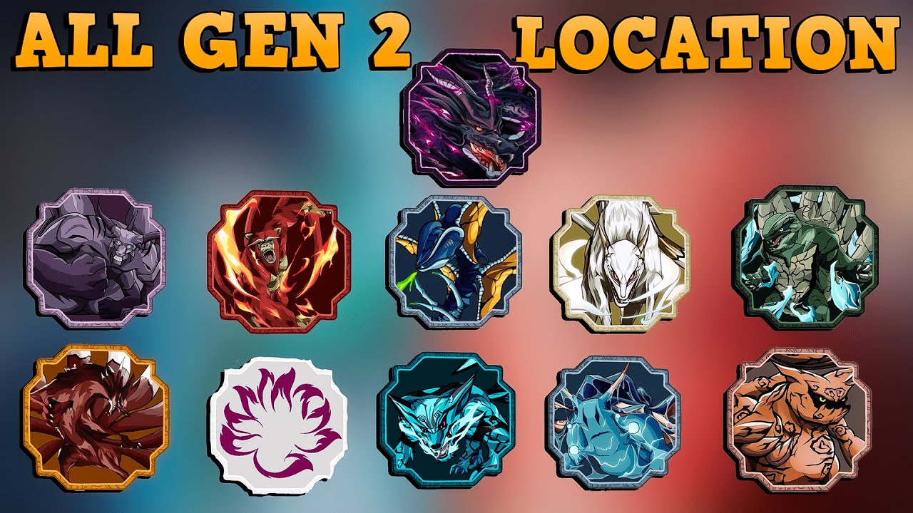 New All Gen 2 Tailed Beast's Locations - Shindo Life
