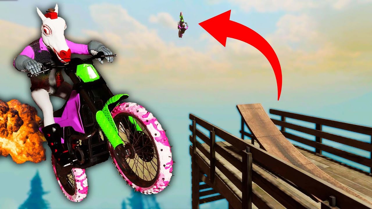 The Most INSANE Dirt Bike Stunts! (Trials Rising)