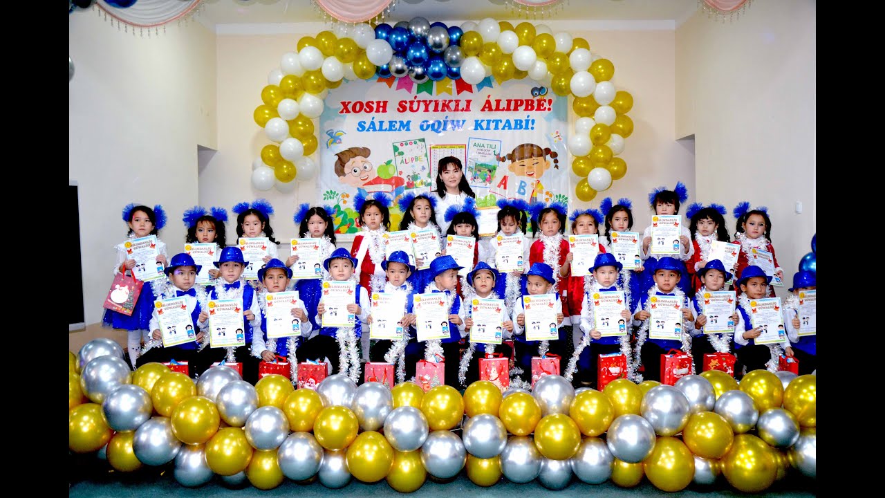 Bozataw rayoni 1-sanli mektep. 1b-klass Alipbe bayrami 25 12 2025