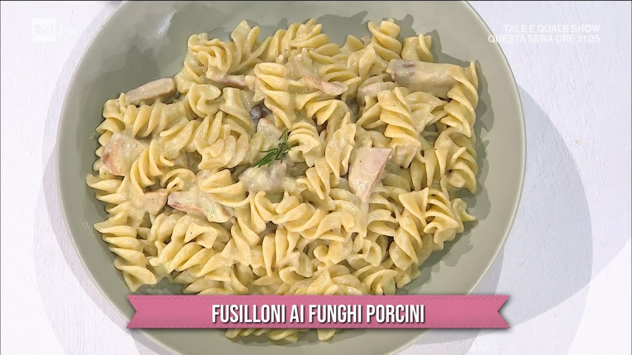 Fusilloni ai funghi porcini - È sempre mezzogiorno 19/11/2021