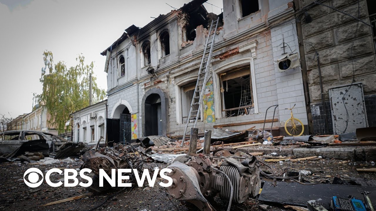 Footage captures moment Russian drone struck Ukrainian kindergarten and the aftermath