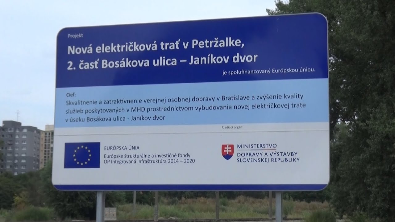 2.8.2024 | Ako pokračuje výstavba električkovej trate v Petržalke?