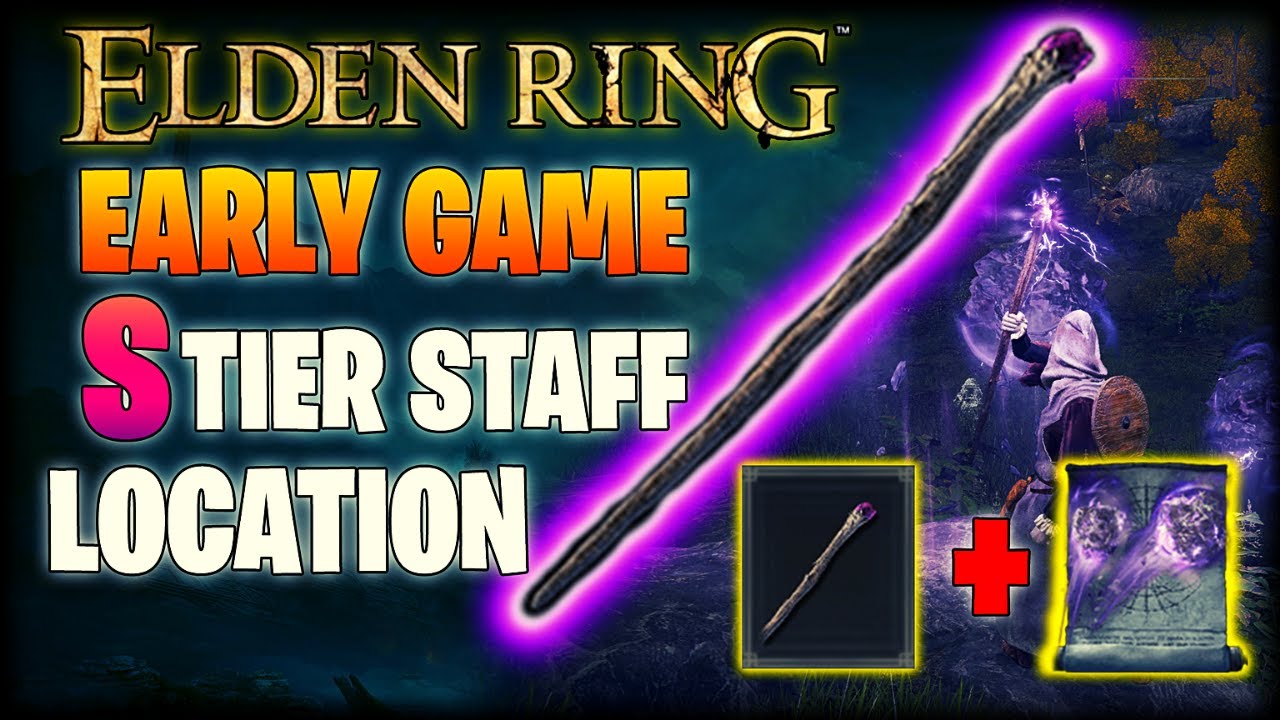 ELDEN RING - How To Get The Meteorite Staff and the Rock Sling spell (Meteorite Staff Location)