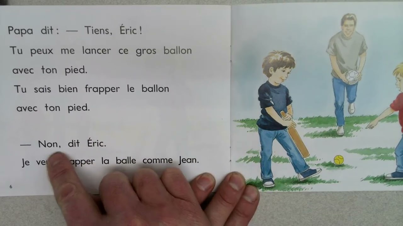 Éric joue à la balle