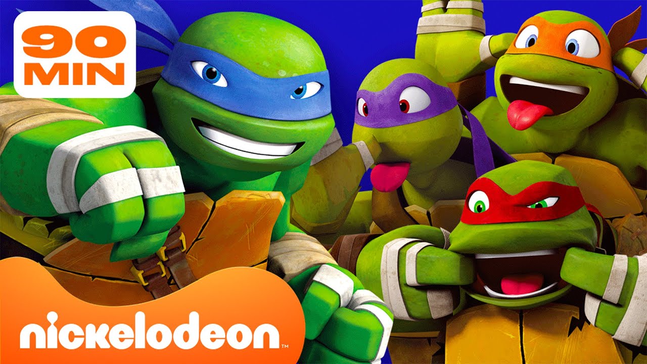 TMNT: Las Tortugas Ninja | Leonardo comportándose como el hermano mayor durante 60 minutos 💙