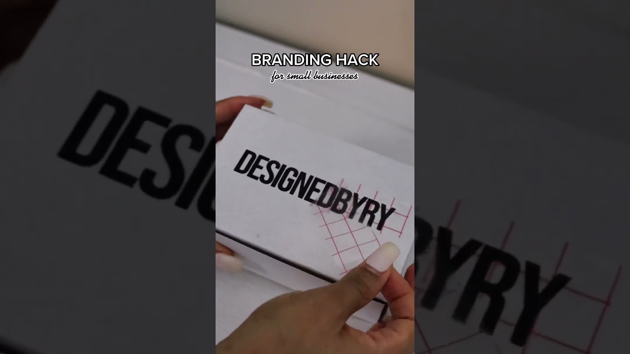 Branding hack✨ for small businesses packaging ideas 📦 #packagingideas #smallbusinessideas
