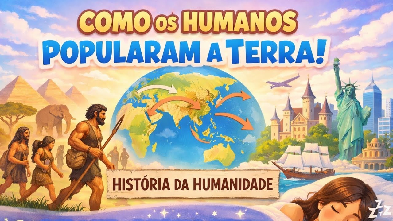 Como a Humanidade Conquistou o Planeta 🌍 | História Calma para Relaxar e Dormir