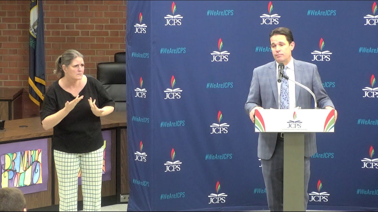 JCPS Press Conference - March 20, 2020