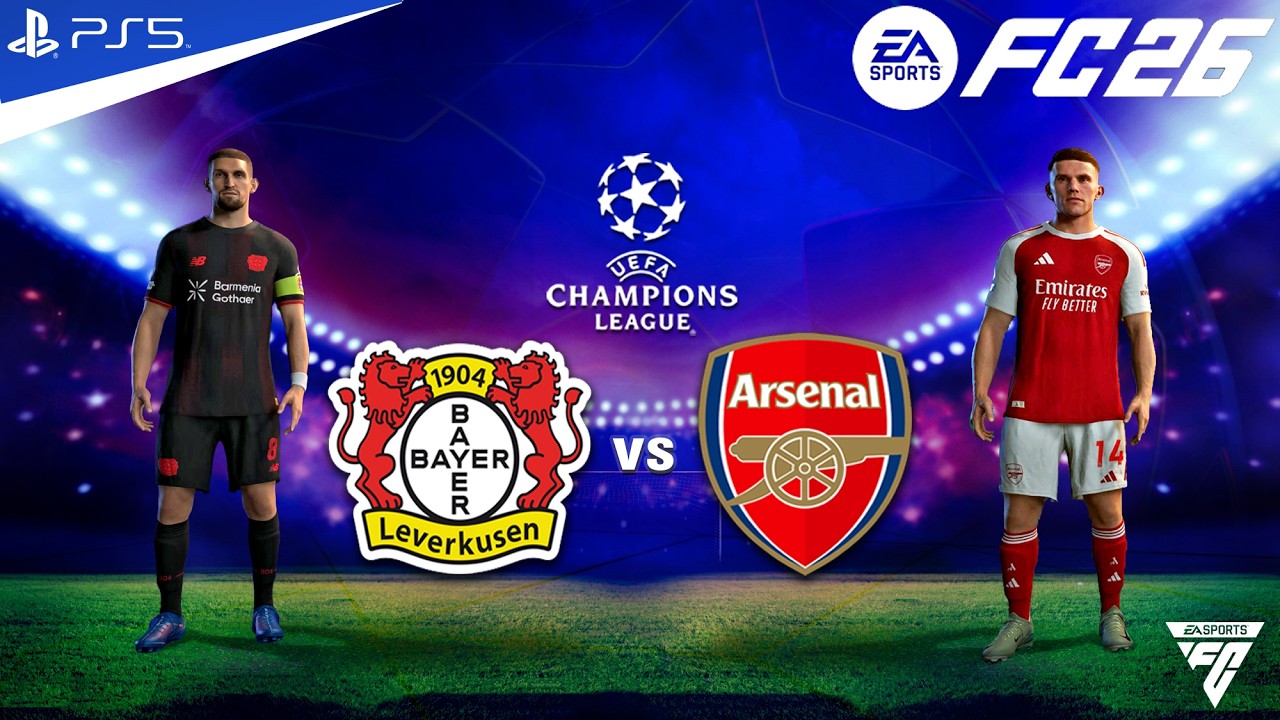 FC 26 - Leverkusen vs Arsenal - Round of 16 - 1st Leg - Champions League 2025/26 | PS5™ 4K