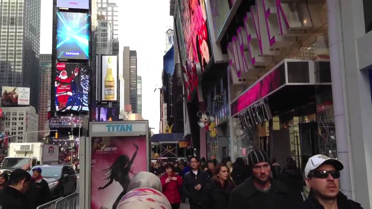 Christmas Eve at Times Square