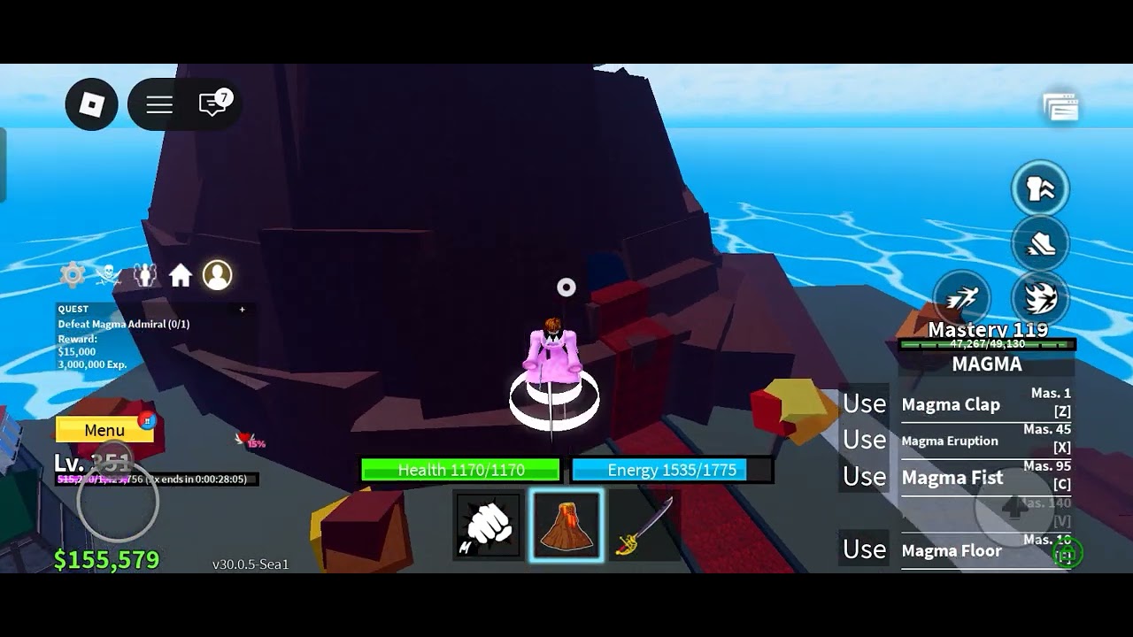 I unlocked a new island in blox fruit (part 21) | Roblox