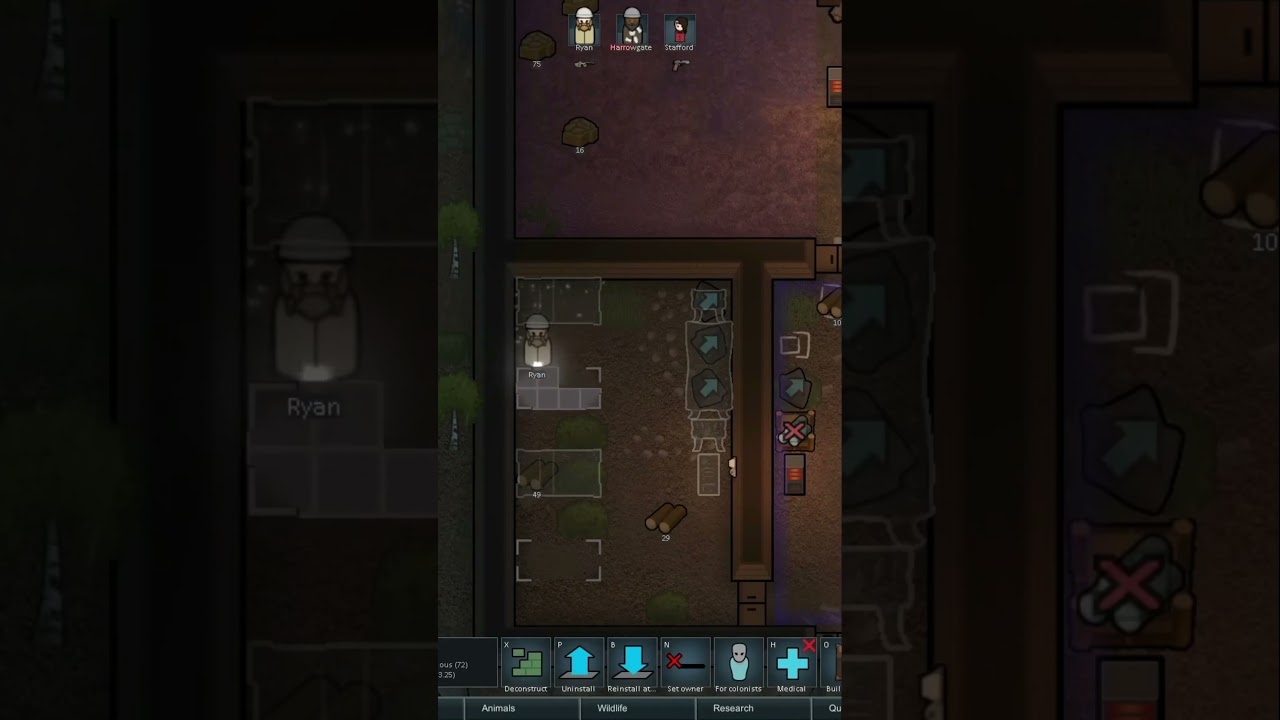 Why Use STONE BEDS For Prisoners🛌?? #rimworld #anomaly #gaming #prisonbreak #update #hardwaredespair