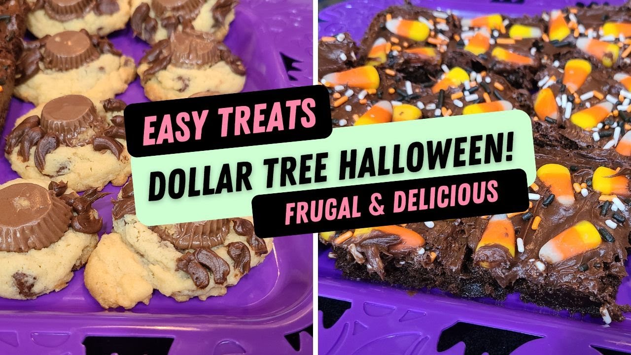DOLLAR TREE HALLOWEEN TREATS!! || FRUGAL HOLIDAY FUN