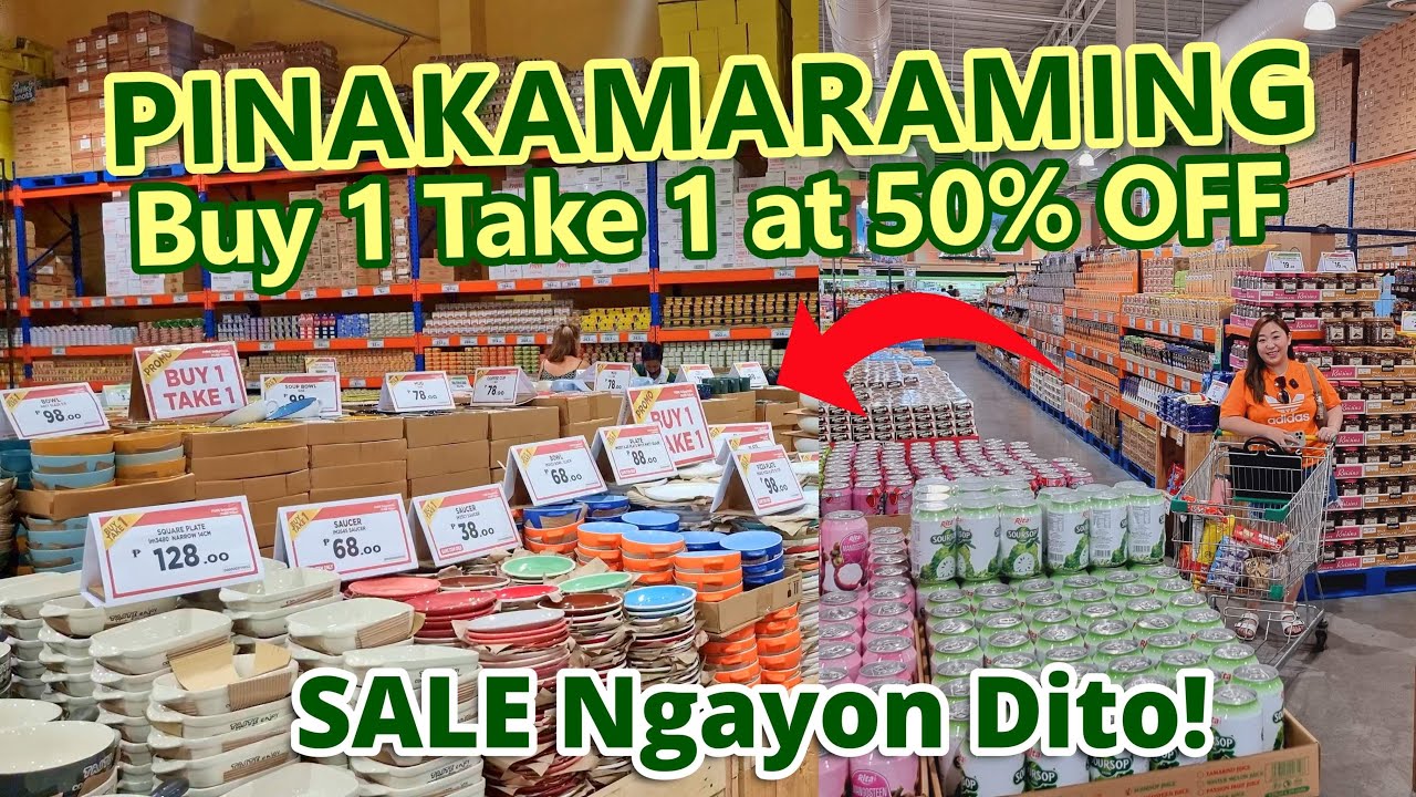 PINAKAMARAMING BUY 1 TAKE 1 at NAKA 50% OFF | No Membership Pa Kaya Mas Masarap Mamili Dito!