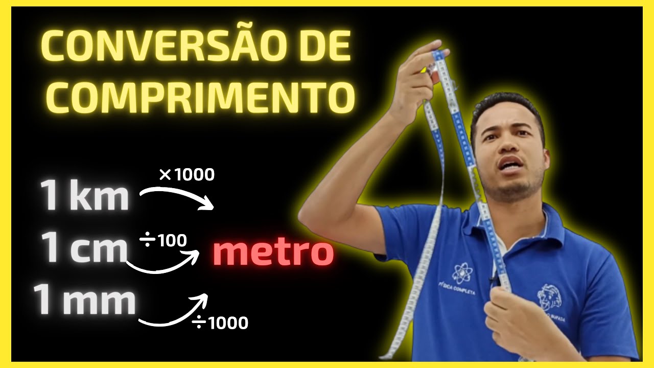APRENDA a CONVERTER QUILÔMETROS, CENTÍMETROS e MILÍMETROS em METROS (EXERCÍCIOS) Prof. Paulo Bufada