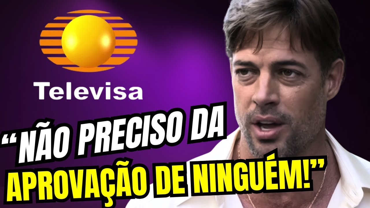 WILLIAM LEVY TAVA NA TELEVISA E DESABAFOU: 