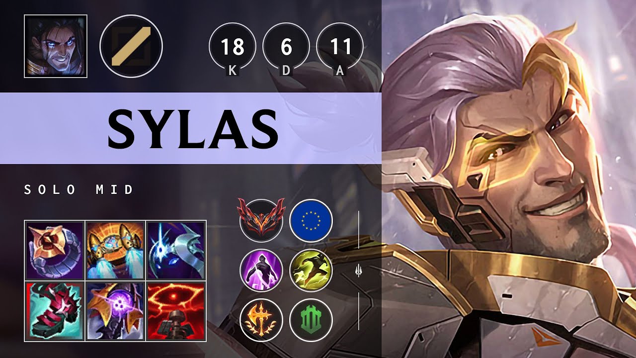 Sylas Mid vs Yone - EUW Grandmaster Patch 25.21