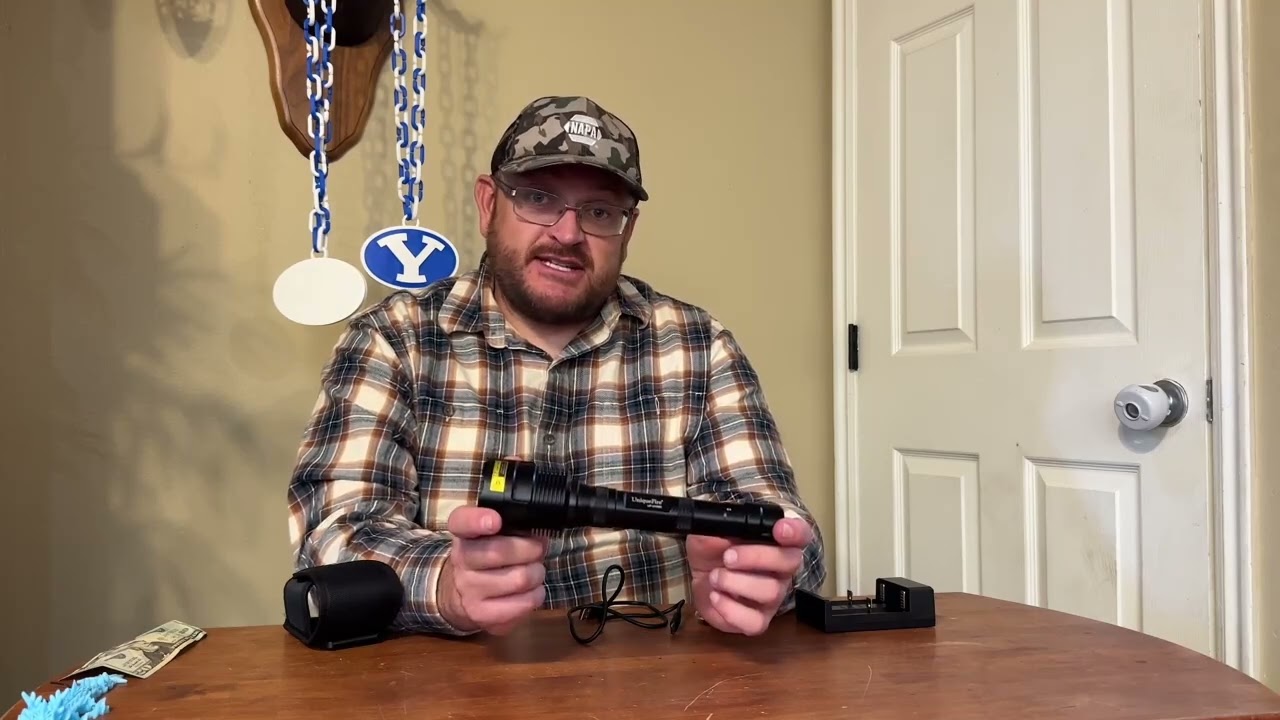 UniqueFire 50W LED Flashlight with UV Light.