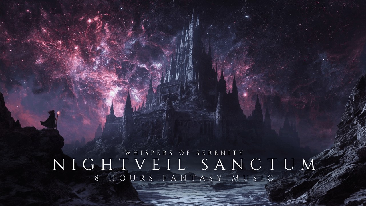 Nightveil Sanctum | 8 Hours Fantasy Music for Deep Rest & Relaxation