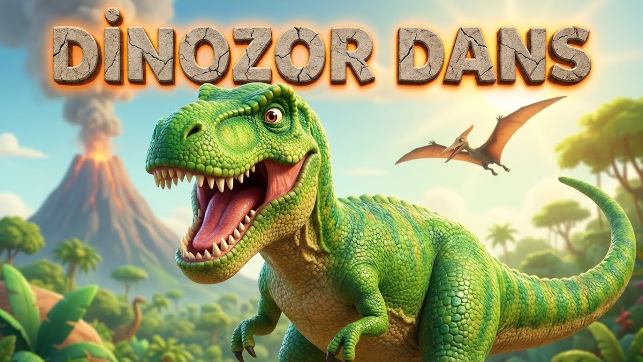 Dinozor Şarkısı 🦖 T Rex ve Arkadaşları  Eğitici Bebek Şarkıları 2026