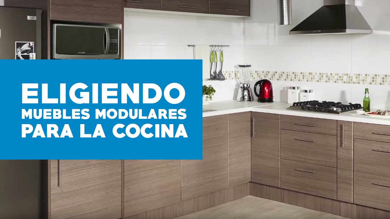 C&oacute;mo elegir muebles modulares para la cocina