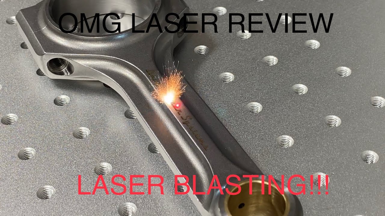 OMG Laser 60w MOPA fiber laser unboxing and review!