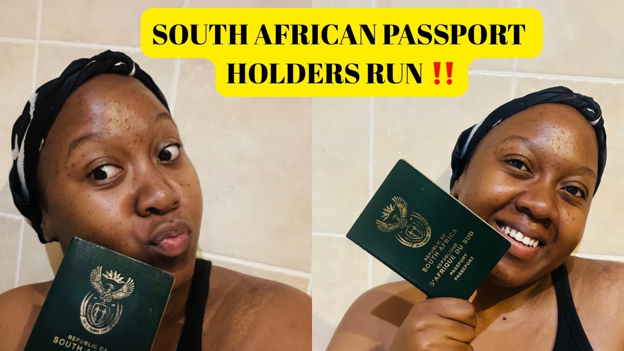 South African Passport Holders you need to hear this .
