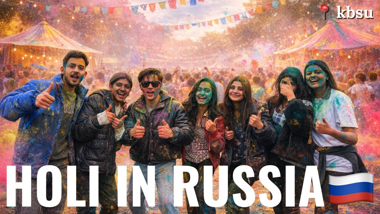 Kabardino balkarian state university | Holi in Russia🇷🇺 #kbsu  #kabardinobalkarianstateuniversity 