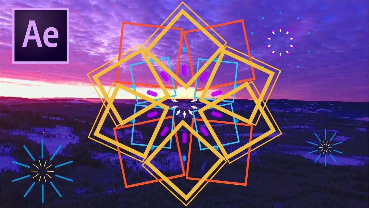 Repeater y Shapes en Español  / After Effects