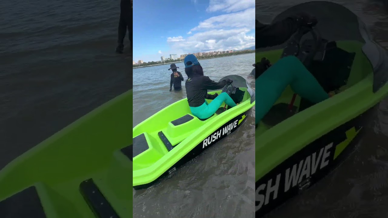 RUSH WAVE BOAT, The waves are coming out #rushwave #Surfing #kartboat #rushwaveboat