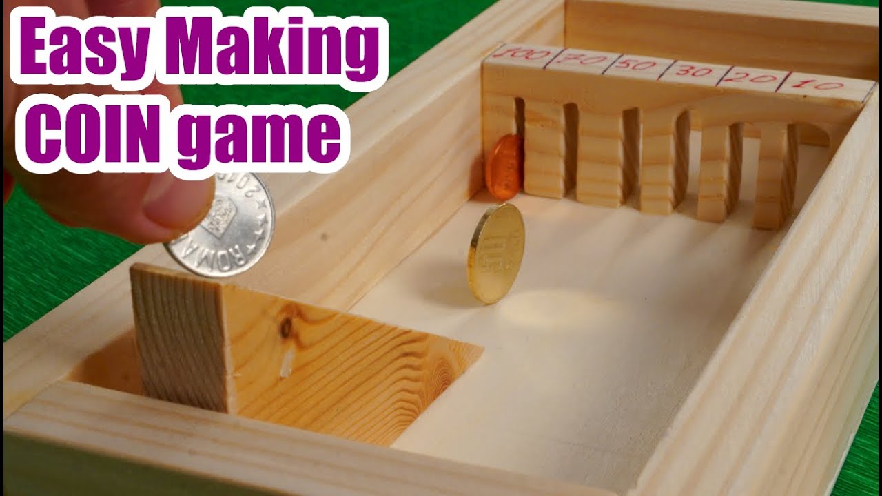 Easy Making COIN Game - WOODWORKING