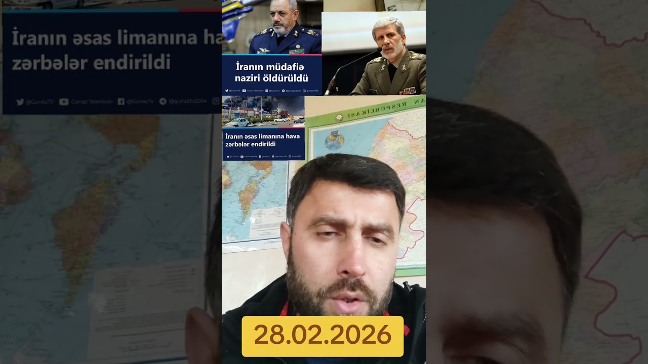 İran ordu rəhbərlərinin ölüm məlumatı yayıldı.