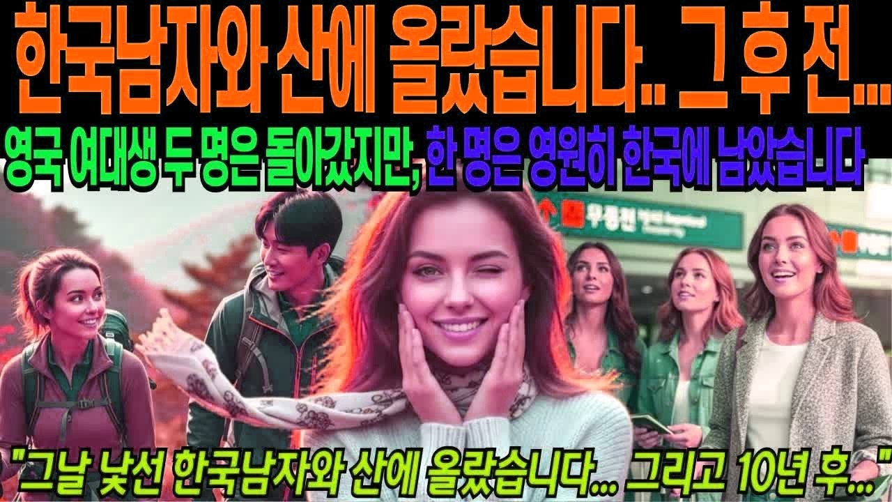 해외감동사연 한국 남자와 산에 오른 영국 여대생의 충격, 낯선 남자 조심