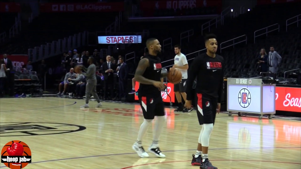 Damian Lillard Shooting Workout At Blazers Practice. HoopJab NBA