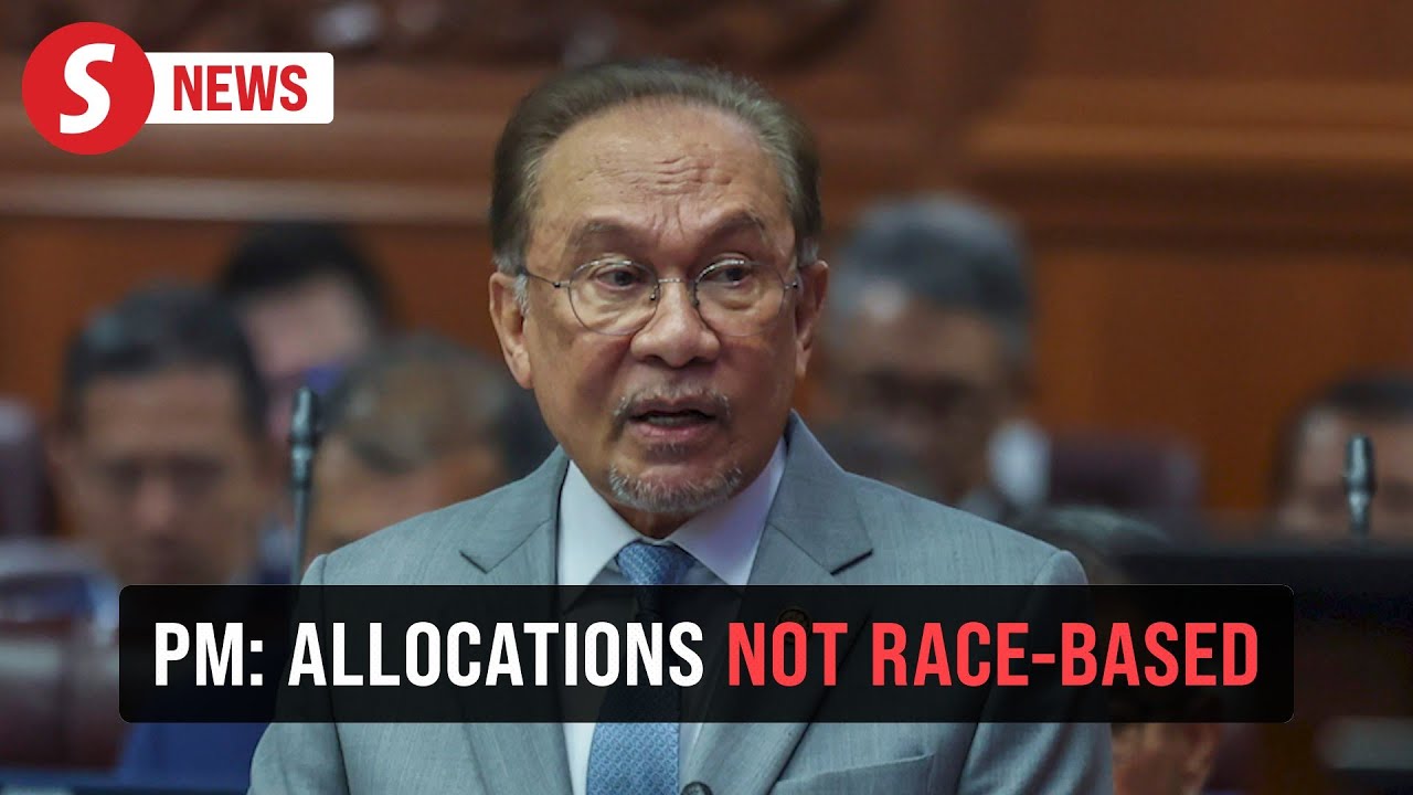 Allocations based on needs, not race, PM tells Dewan Negara