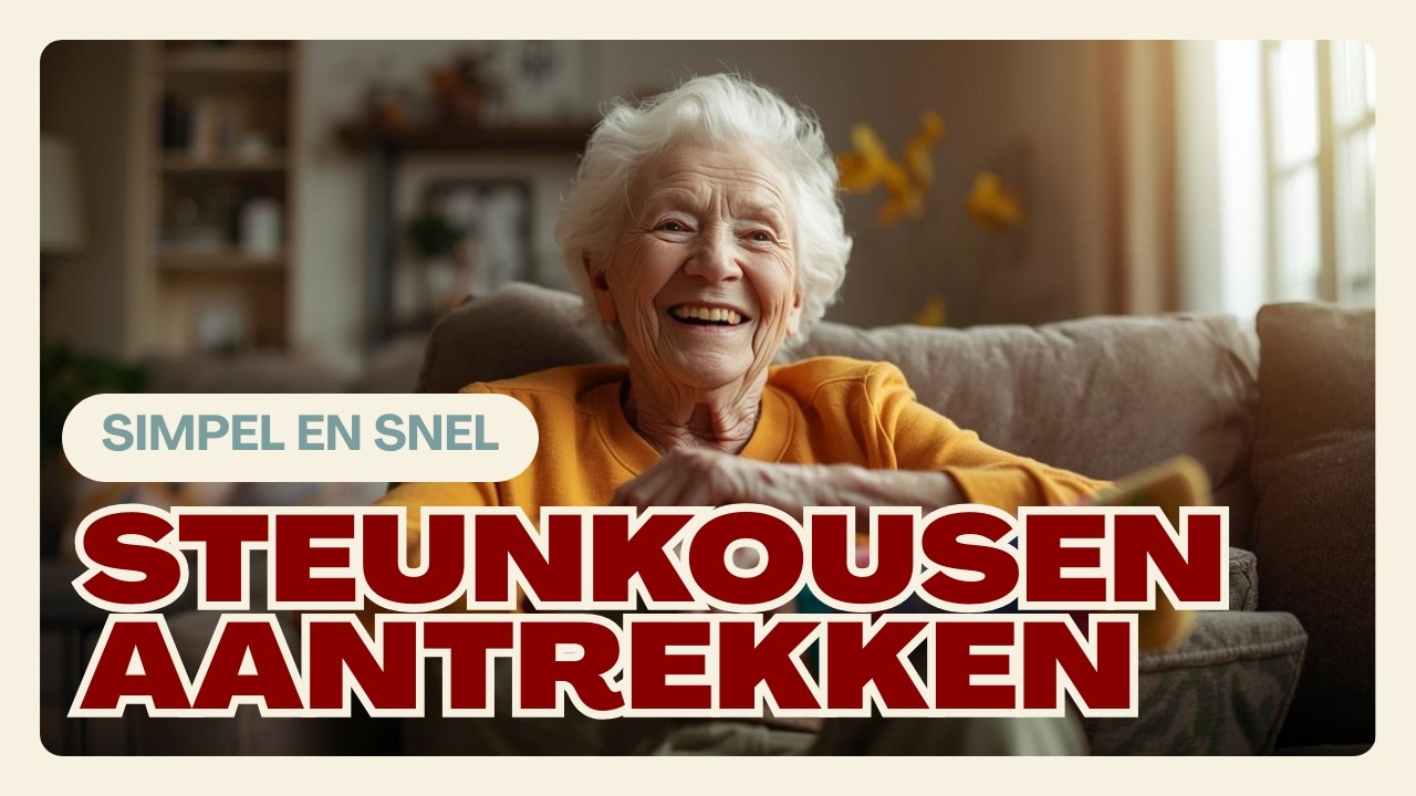 Elektrisch steunkousen aantrekken met het vernieuwde Steunkouspistool
