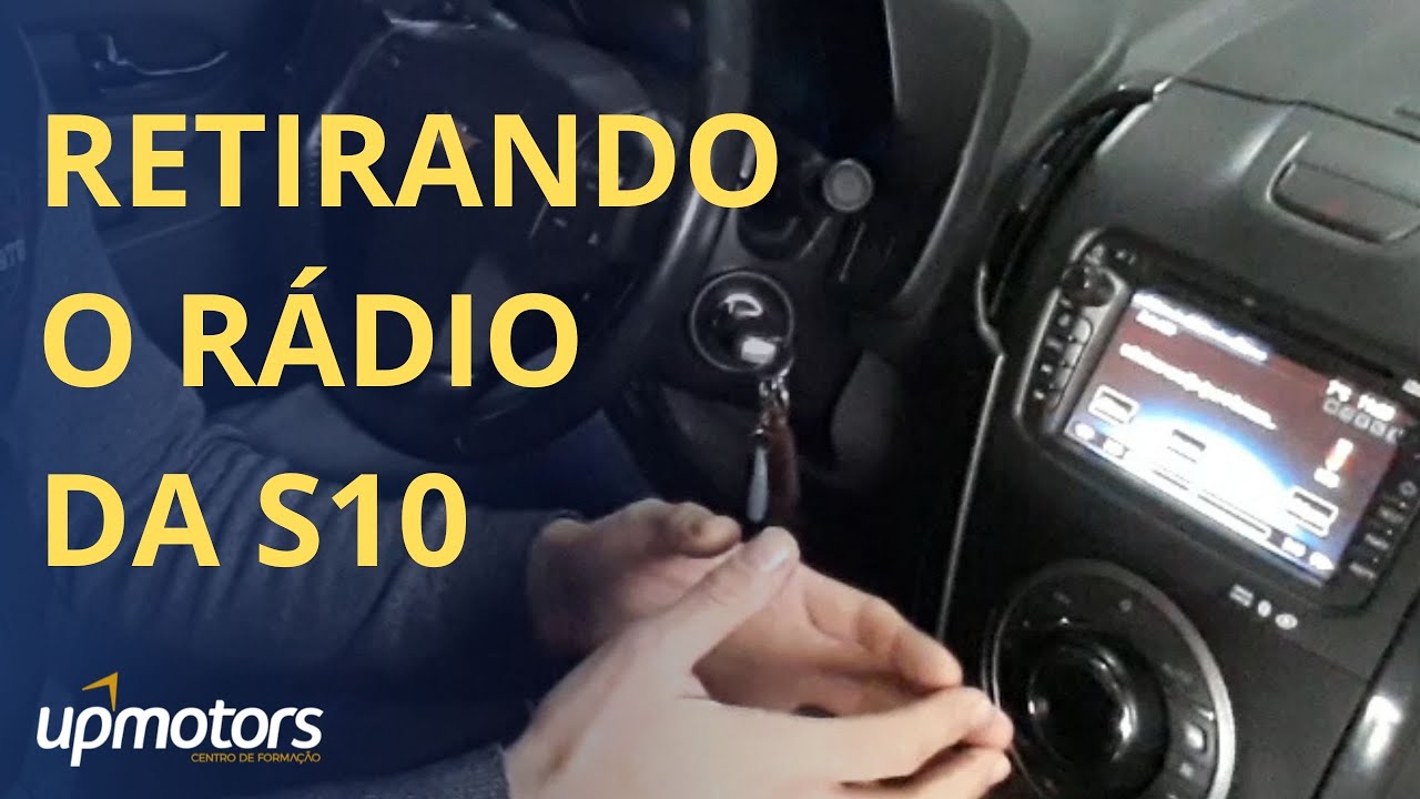 Aprenda a retirar a MULTIMÍDIA DA S10 do jeito certo