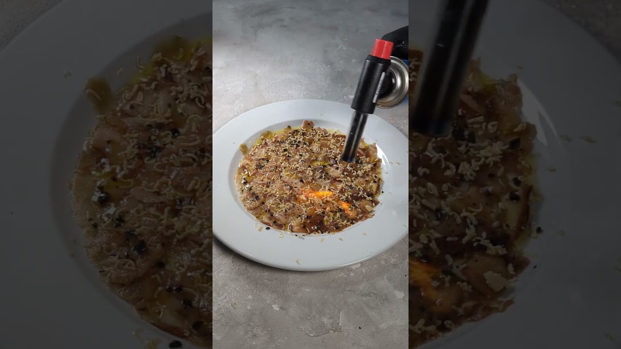 CARPACCIO BOLETUS FOIE EMPLATADO - INNOVA CHEF