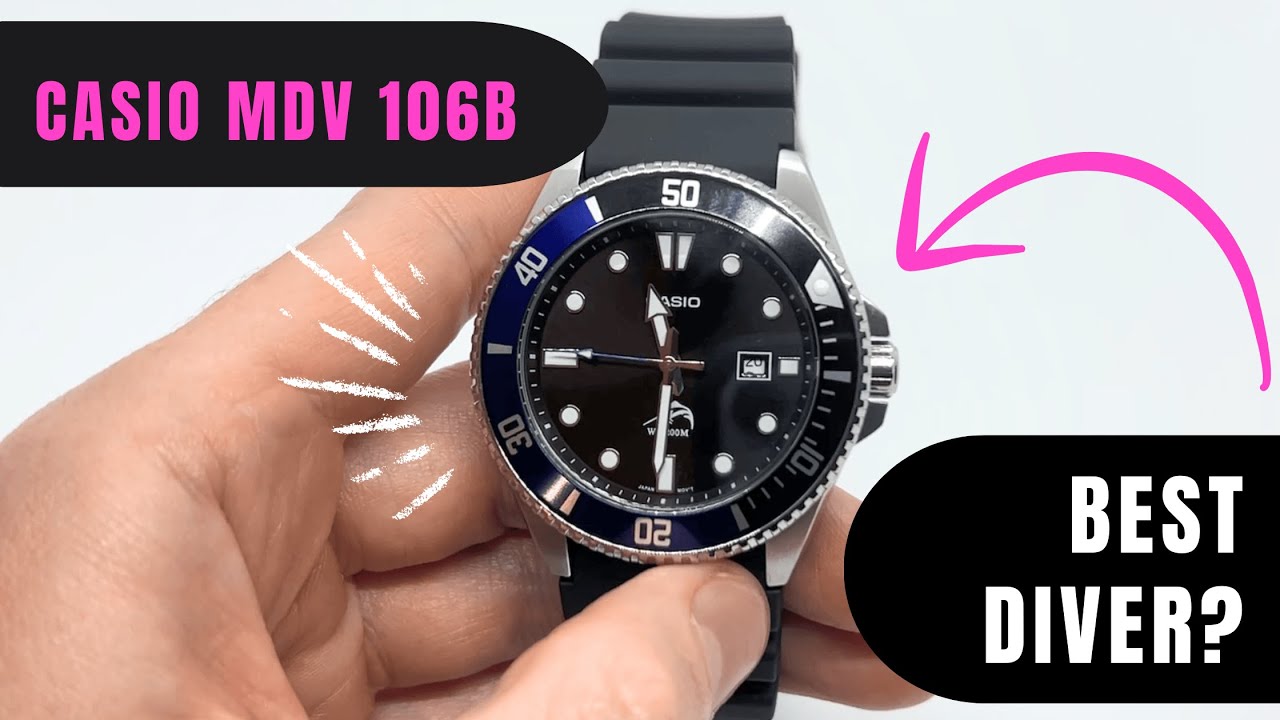 Часы Casio Duro MDV106 — ПОТРЯСАЮЩИЕ! Лучшие часы для дайвинга по цене до 75 долларов.