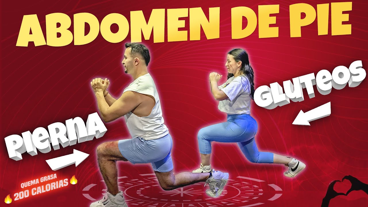 ABDOMEN GLUTEO y PIERNA🔥Reducir cintura y aplanar abdominales en 20 Minutos