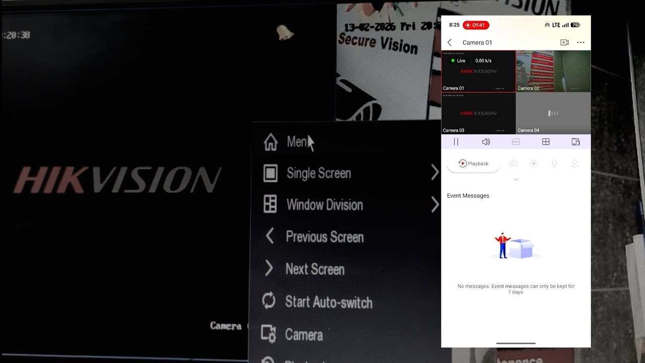 hikvision cctv camera connect to mobile